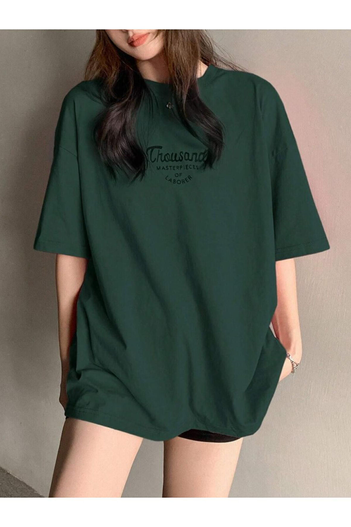 Kadın Thousand Baskılı Oversize T-shirt