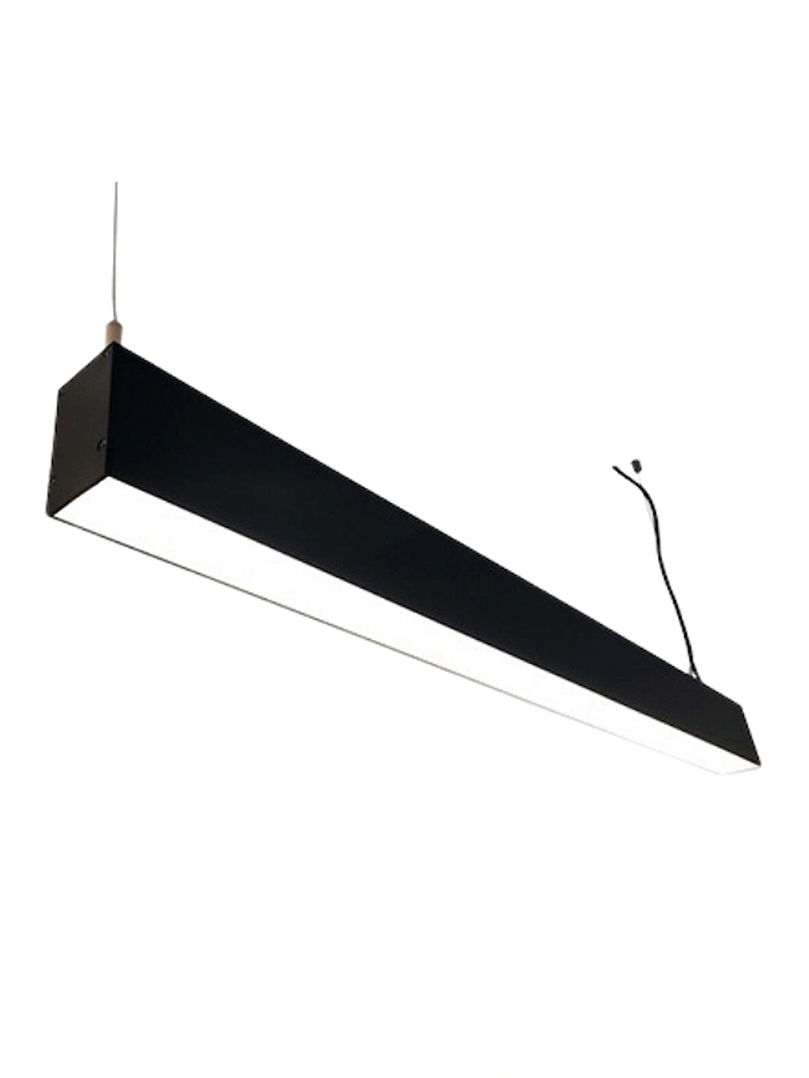 ELITELIGHTDİZAYN 100 cm Siyah kasa Lineer Sarkıt Modern LED Aydınlatma | 4000K | Salon, Mutfak, Ofis vb. İçin