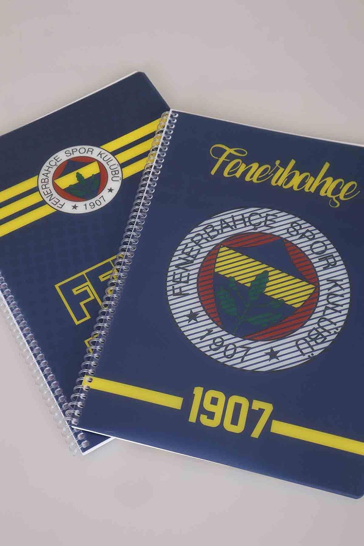 LİSANSLI FENERBAHÇE SPIRALLI ÇİZGİLİ A4 PP KAPAK 80 YAPRAK DEFTER 