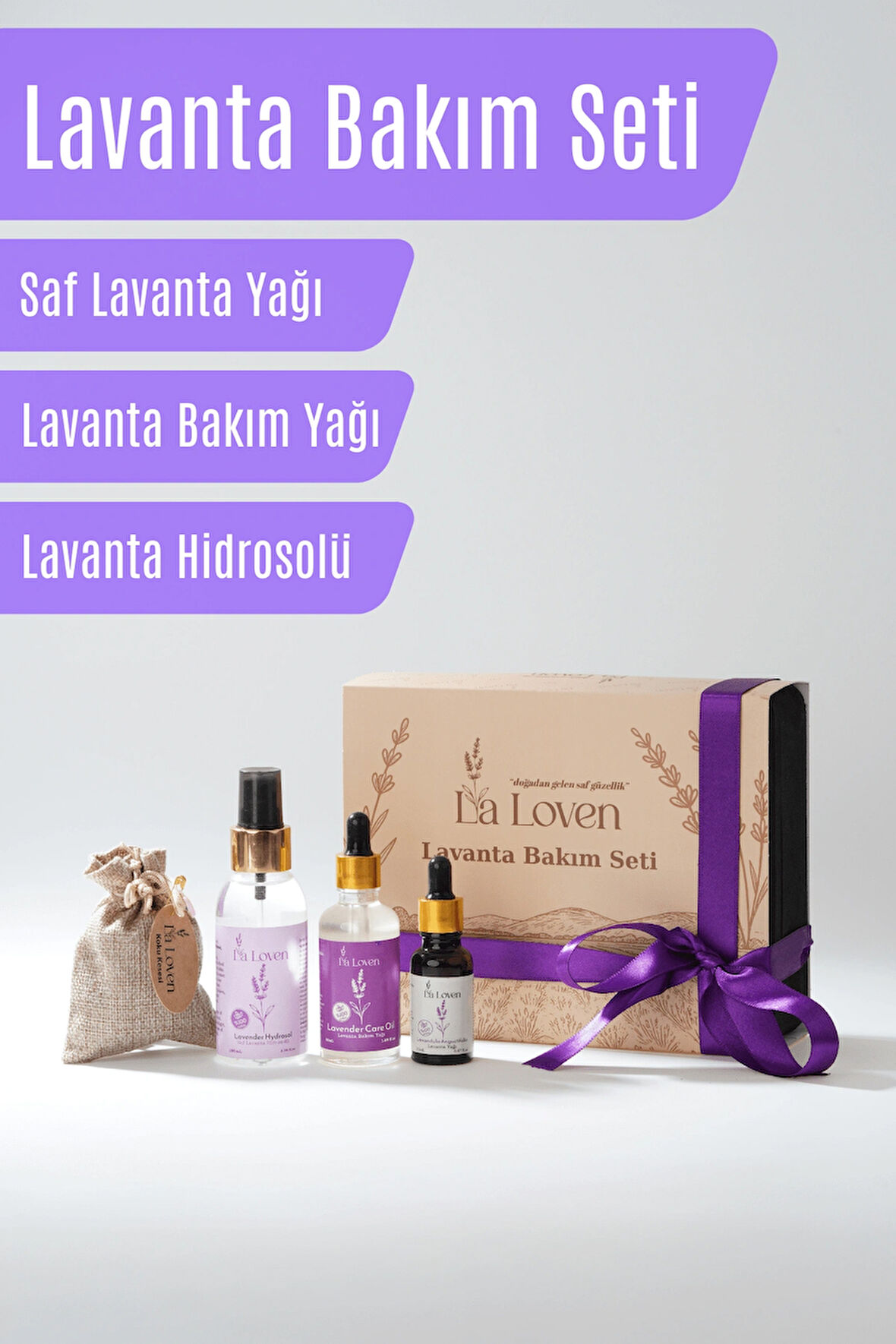 Lavanta Bakım Seti | Lavanta Yağı, Lavanta Bakım Yağı, Lavanta Hidrosolü