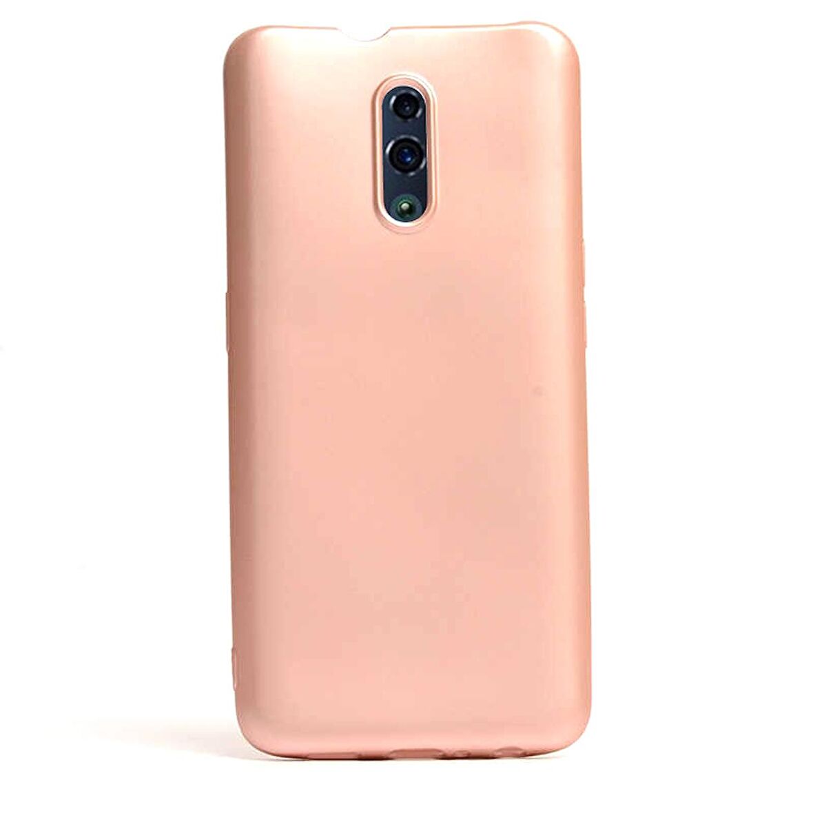Gpack Oppo Reno Kılıf Premier Silikon Esnek KorumaNano Glass