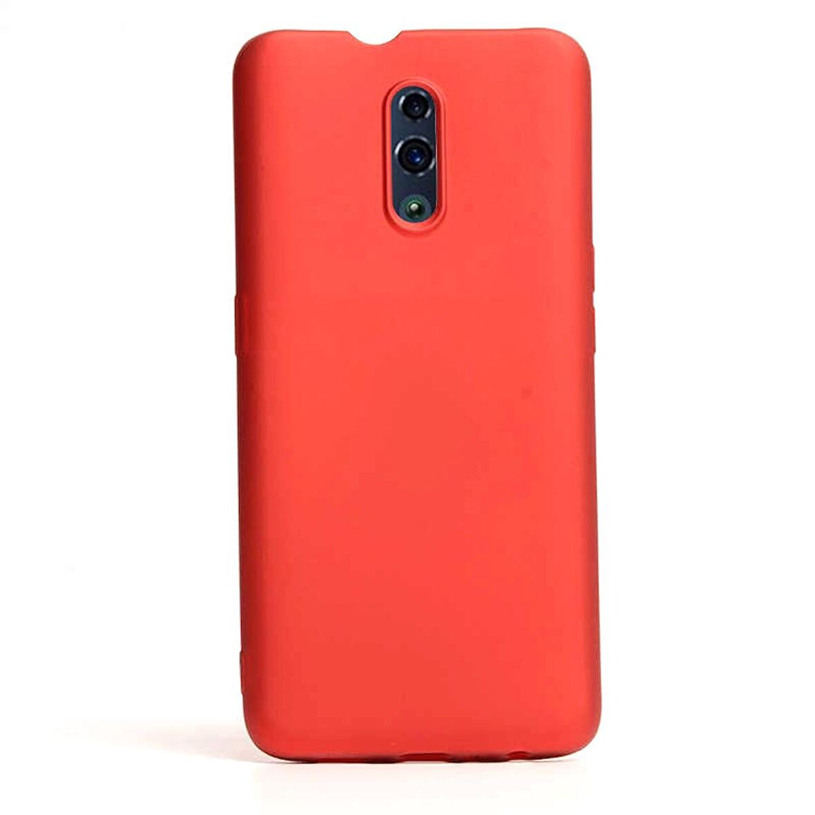 Gpack Oppo Reno Kılıf Premier Silikon Esnek KorumaNano Glass