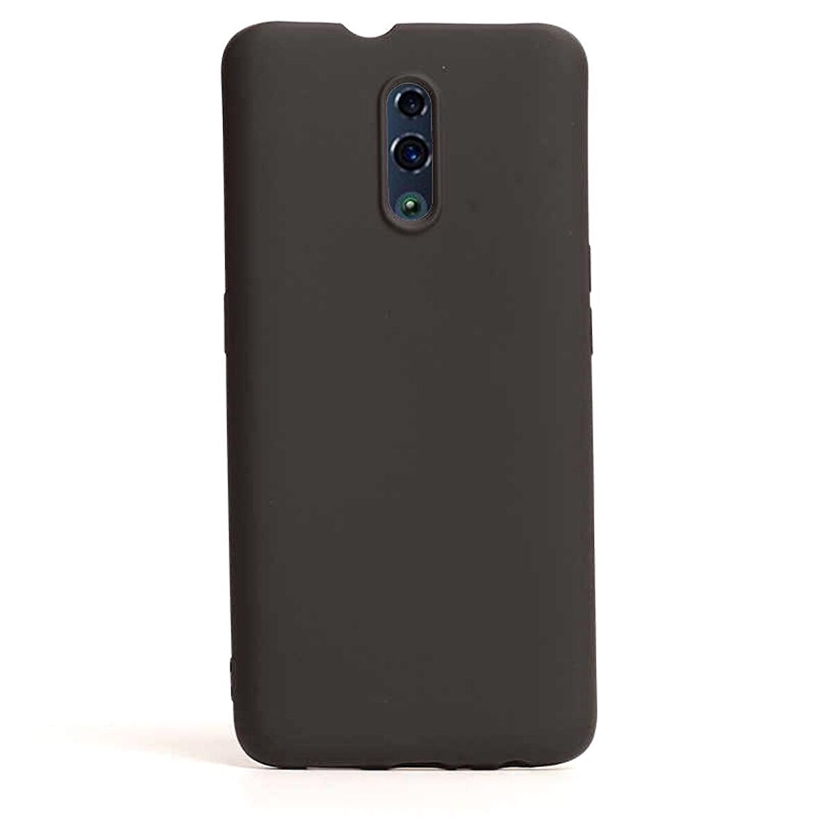 Gpack Oppo Reno Kılıf Premier Silikon Esnek KorumaNano Glass