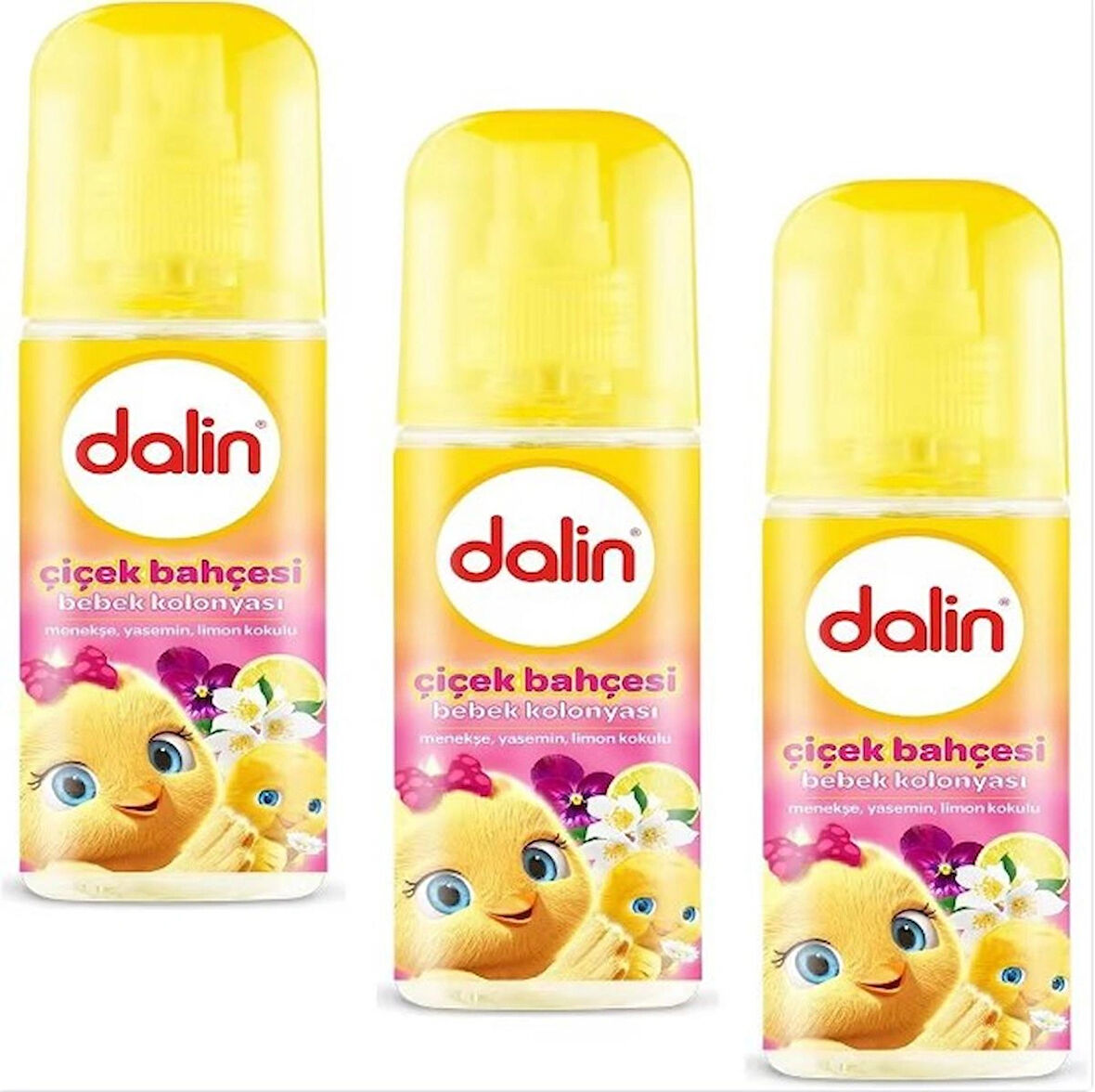 Dalin Çiçek Bahçesi Bebek Kolonyası 150 ml 3 ADET