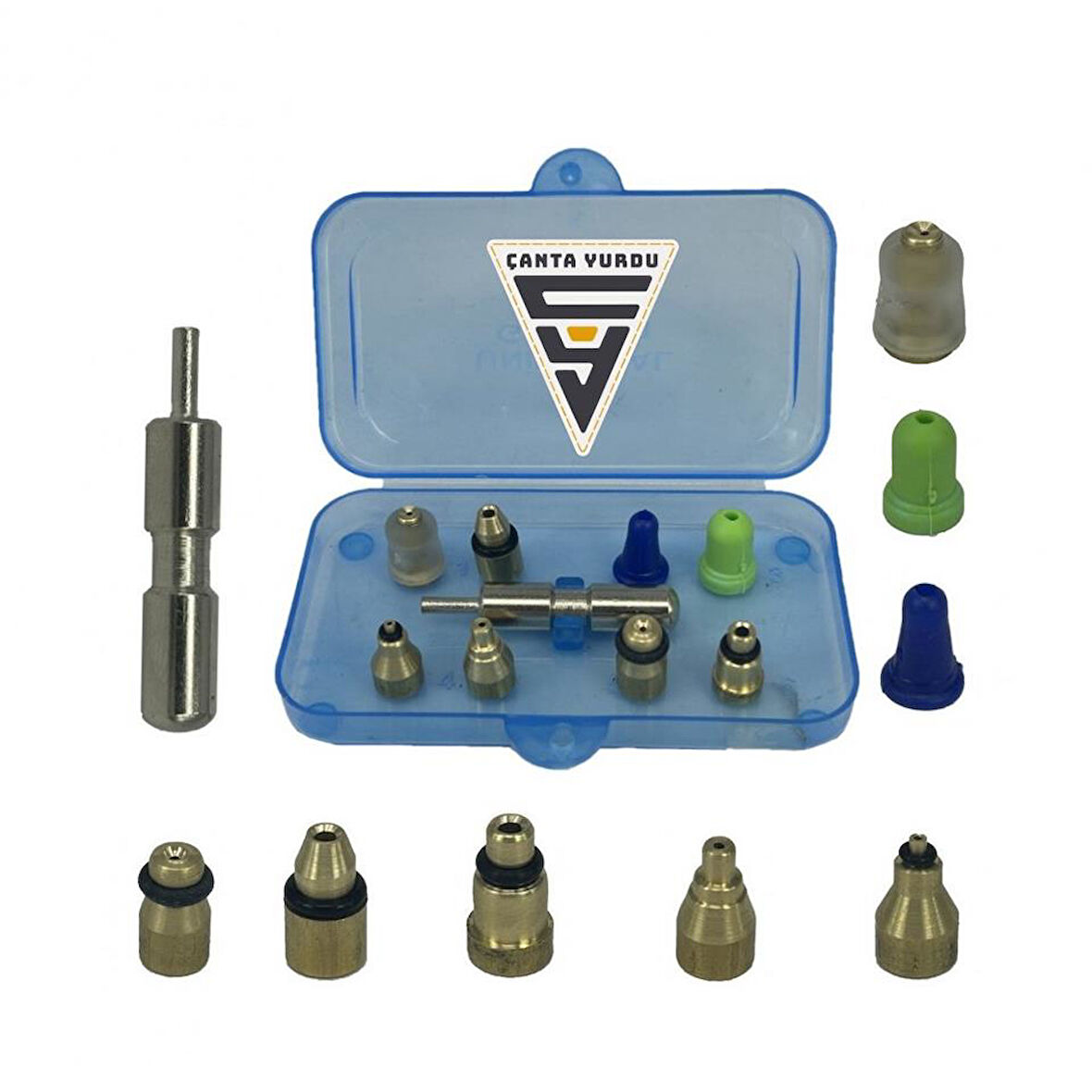 Dupont İbelo Carrier Dunhil Ronson Univeral Gaz Aparatı 9'lu Set