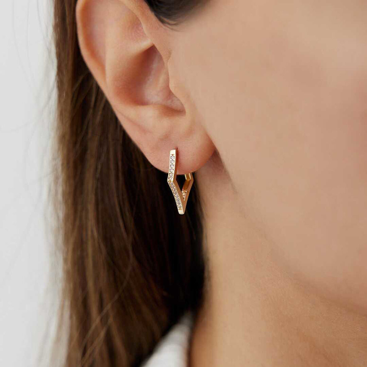 Geometrik Model Küpe