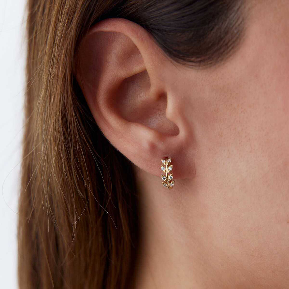 Taşlı Başak Küpe