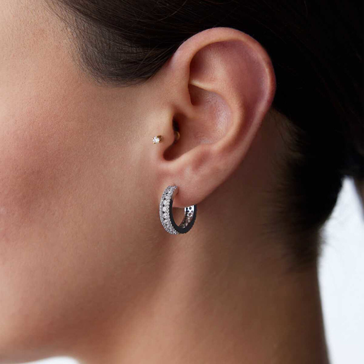 Üç Sıra Tamtur Küpe