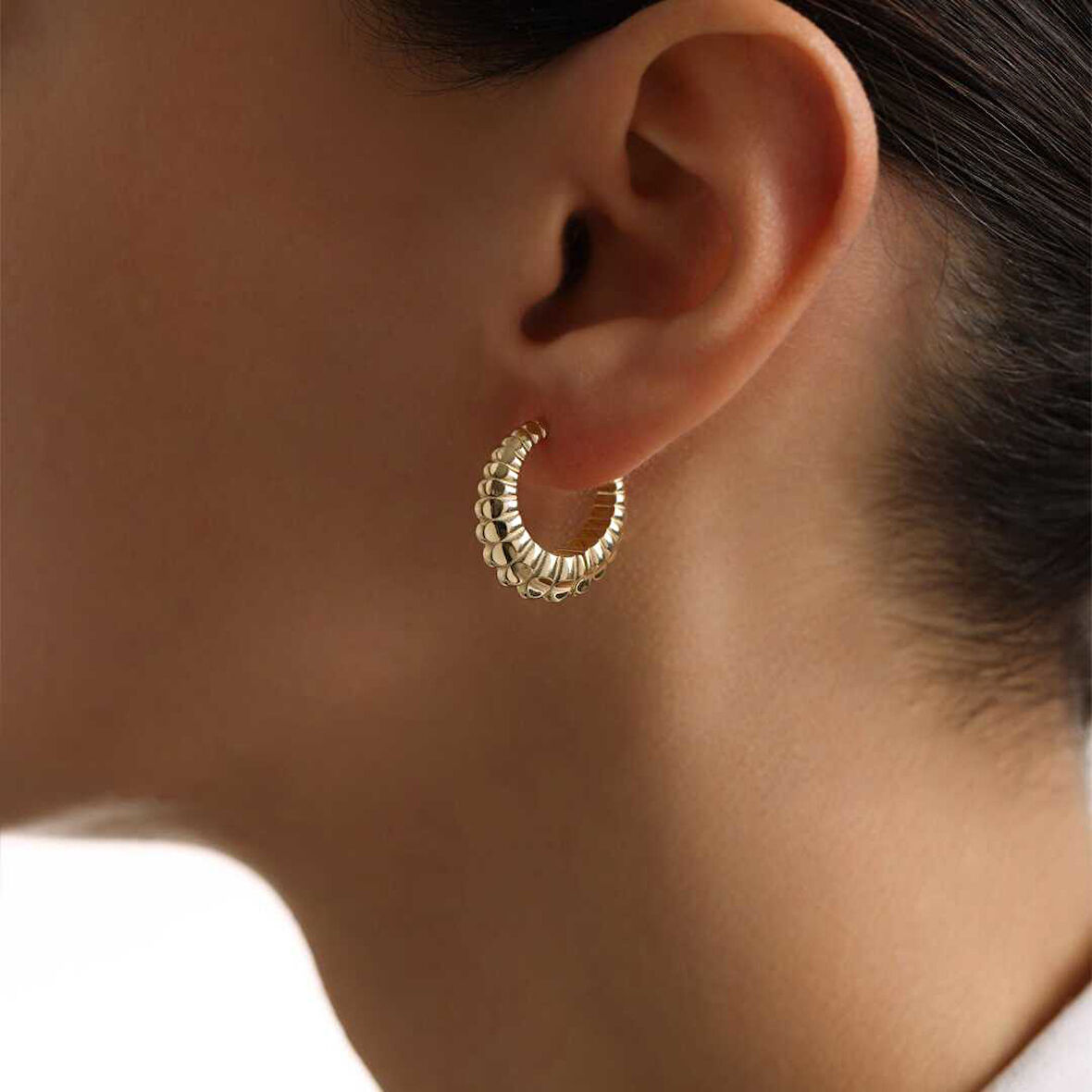 Bold Deniz Kabuğu Küpe