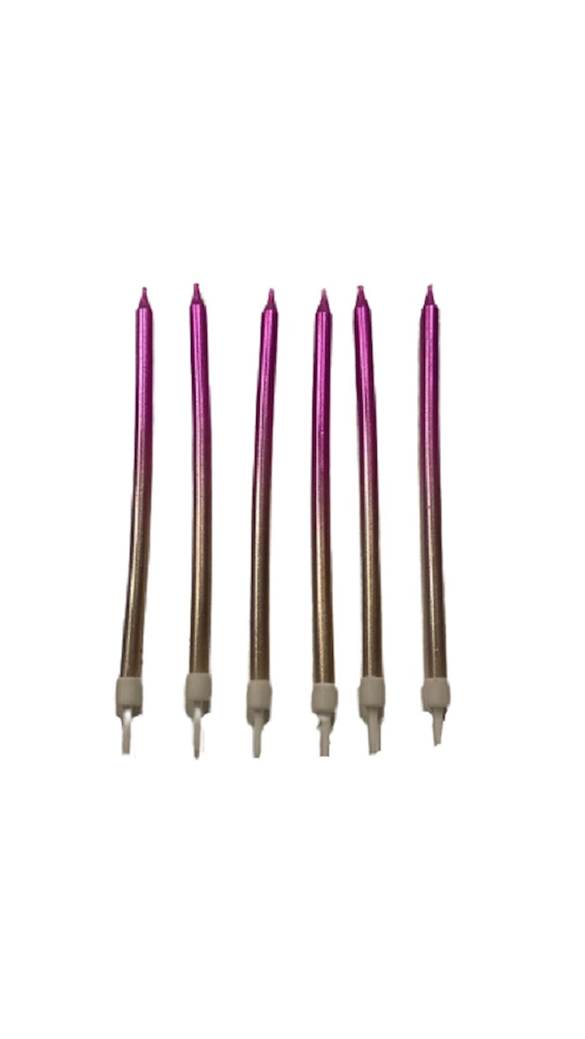 PASTA MUMU METALİK HOLOGRAMLI PEMBE 6'LI 13 CM