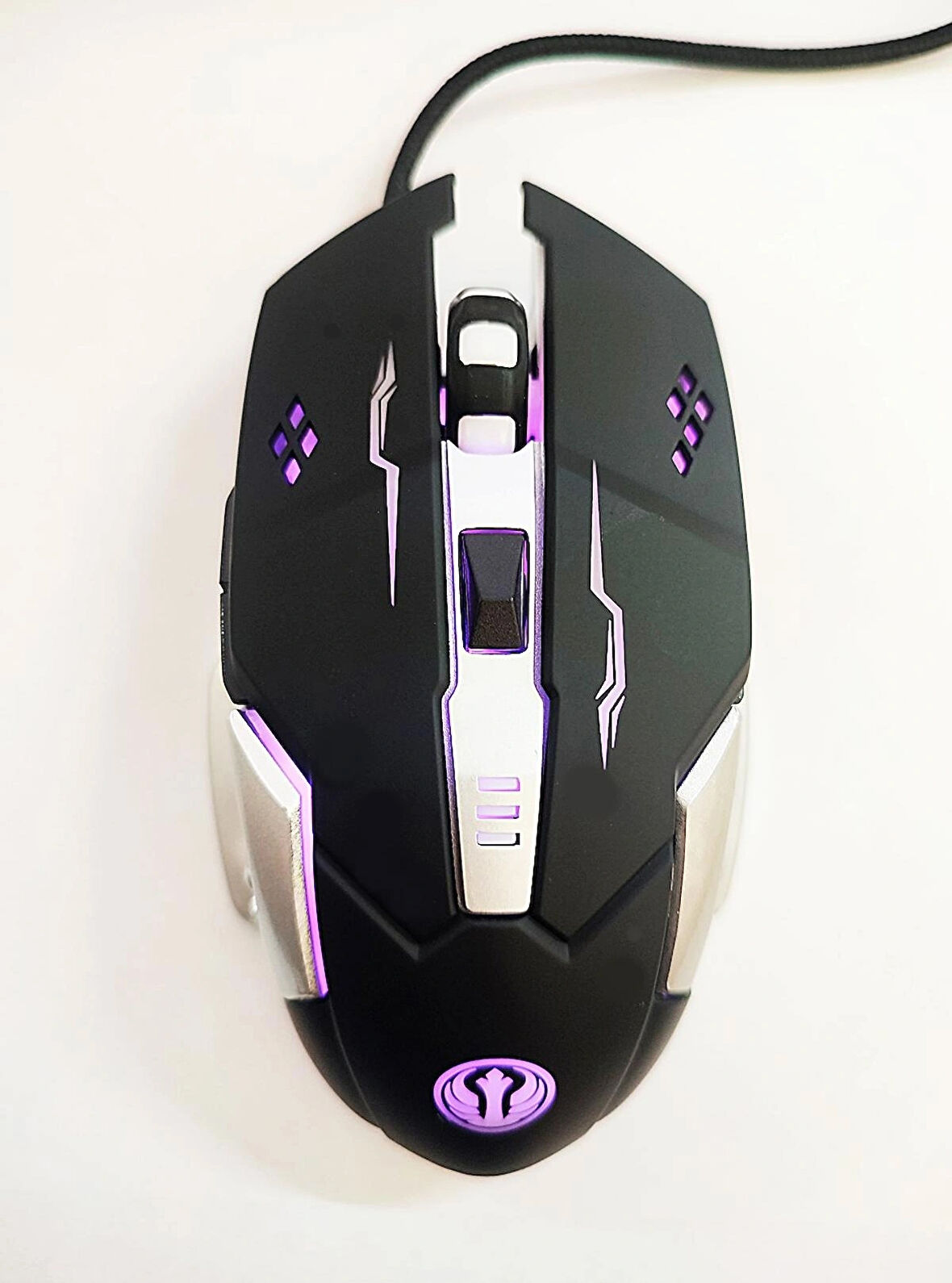  Stalker Warrior GMX7-G Rgb Mouse 2400 Dpi Oyuncu Mouse Gaming Mouse Örgü Kablo E-spor Mouse Pro