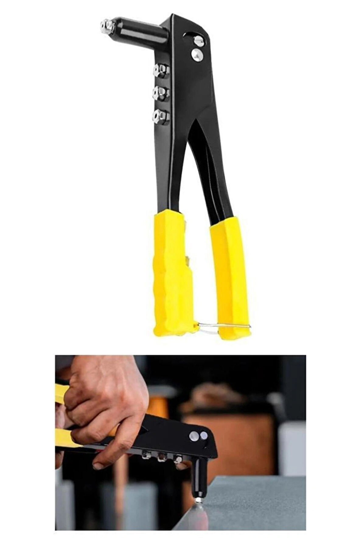  Profesyonel Perçin Tabancası Araç Koltuk Mobilya 24 cm