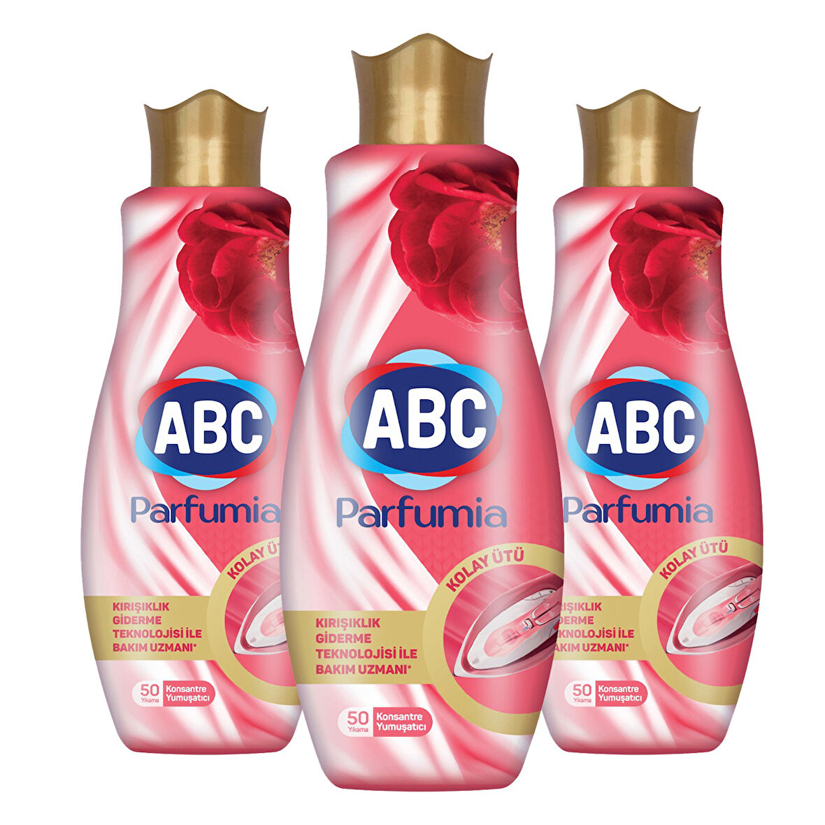 ABC Parfumia Konsantre Yumuşatıcı 1200 Ml Kolay Ütü x 3 Adet