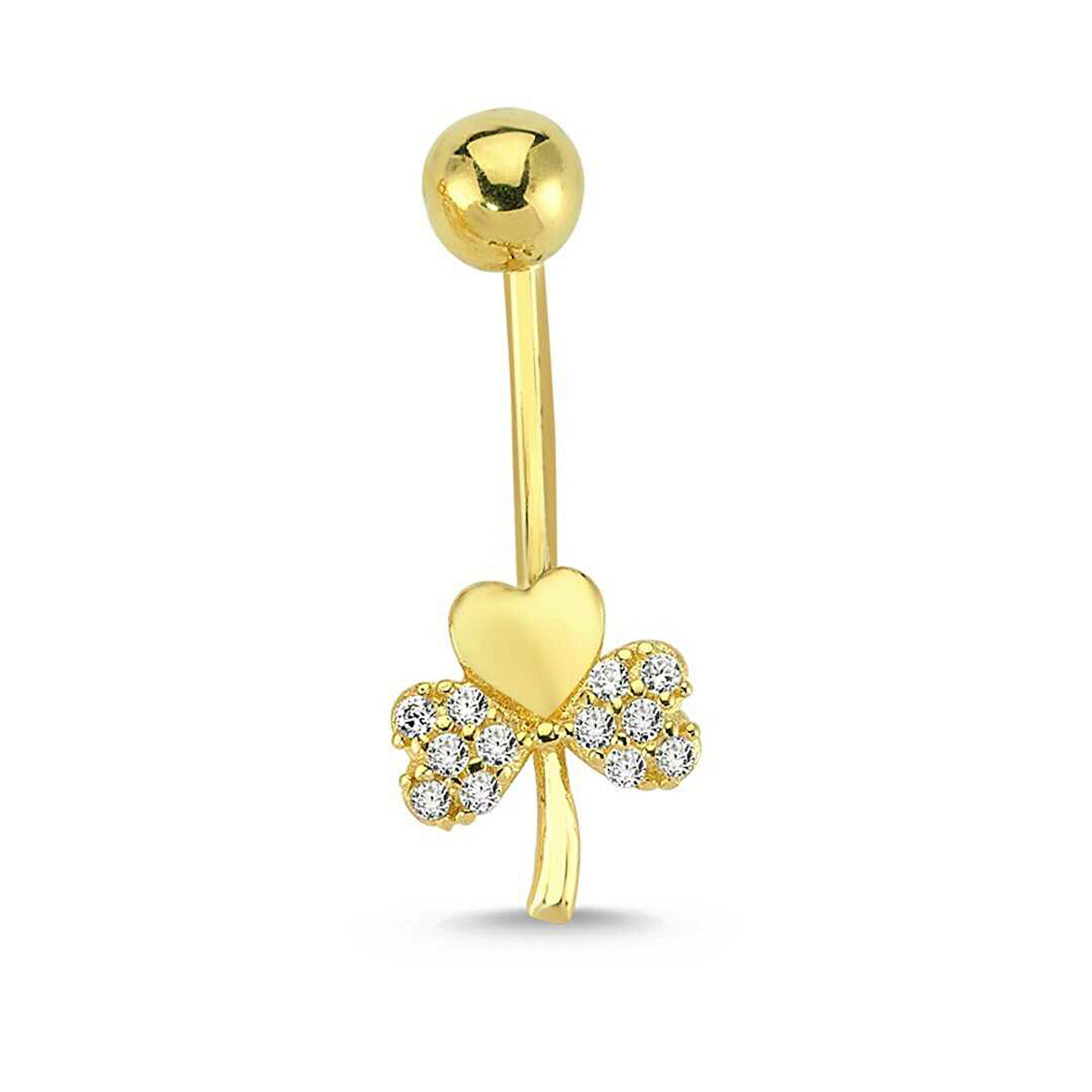 Kalp Göbek Piercing