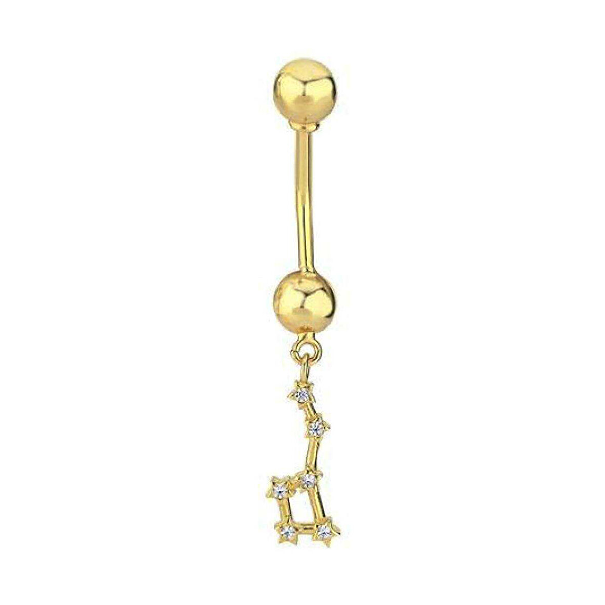 Büyük Ayı Takım Yıldızı Göbek Piercing
