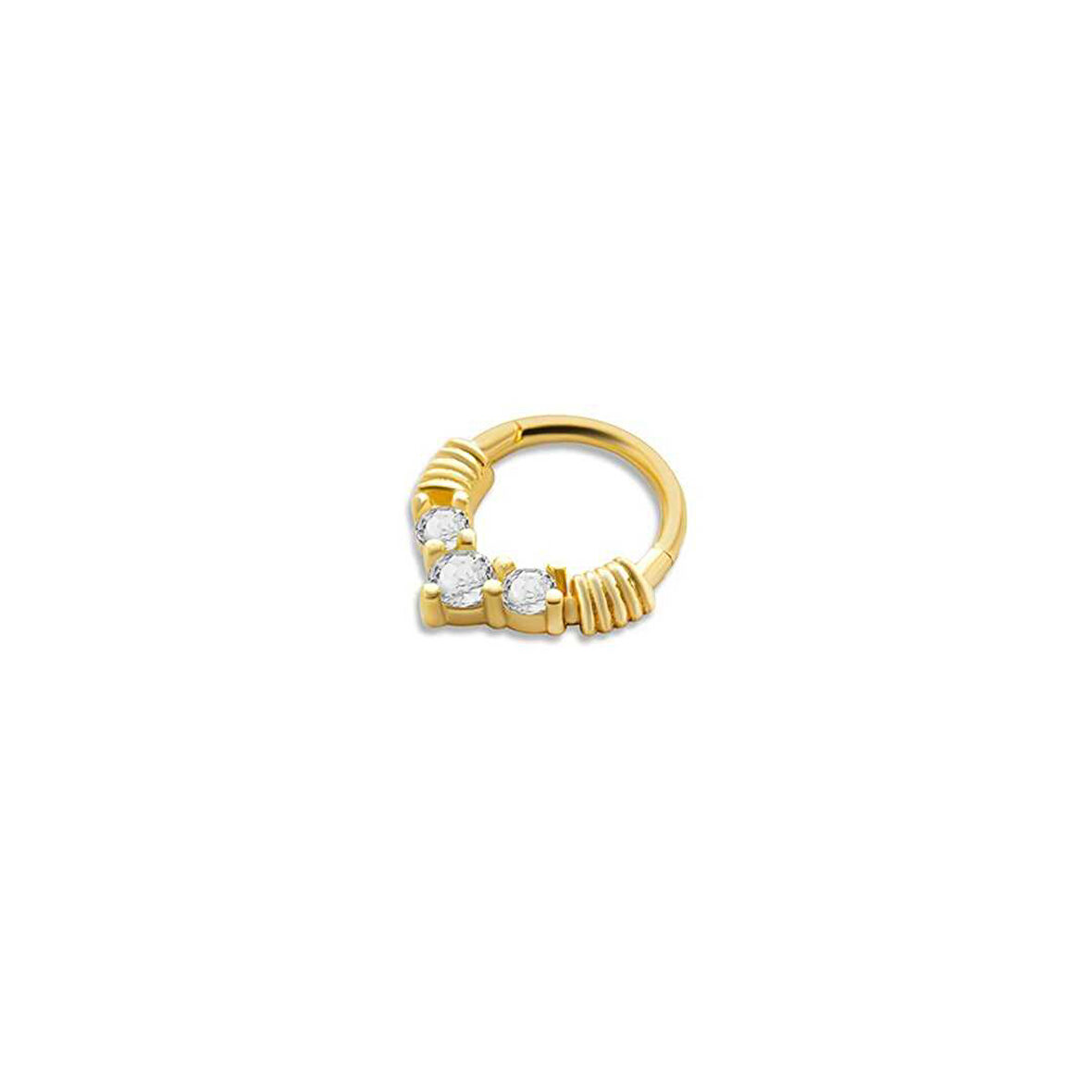 Bobin Taşlı Helix  Piercing