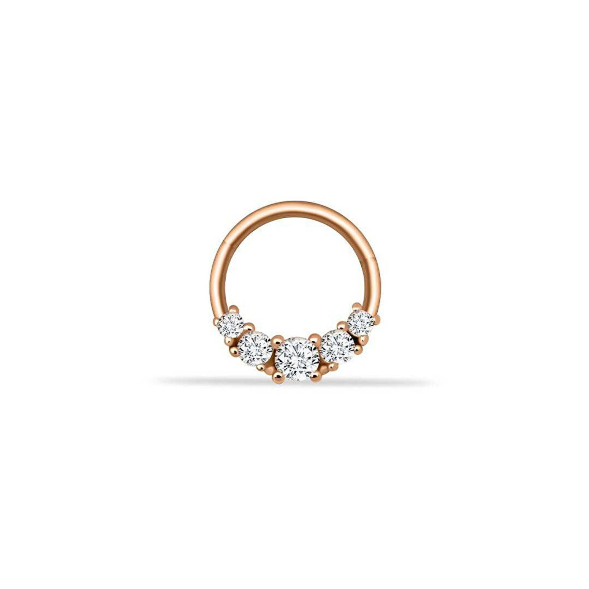 Beş Tektaşlı Helix Piercing