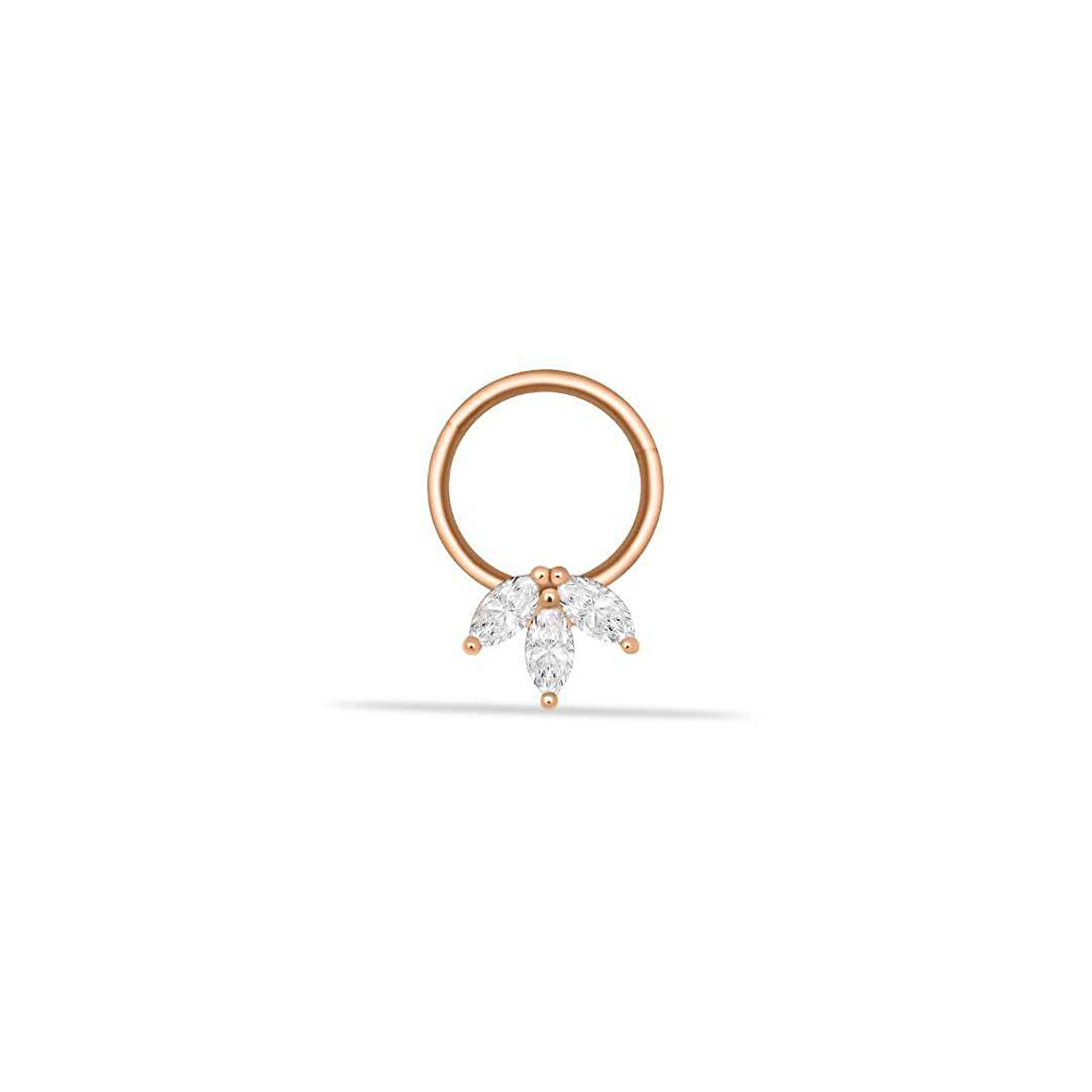 Üç Markiz Taş Helix Piercing