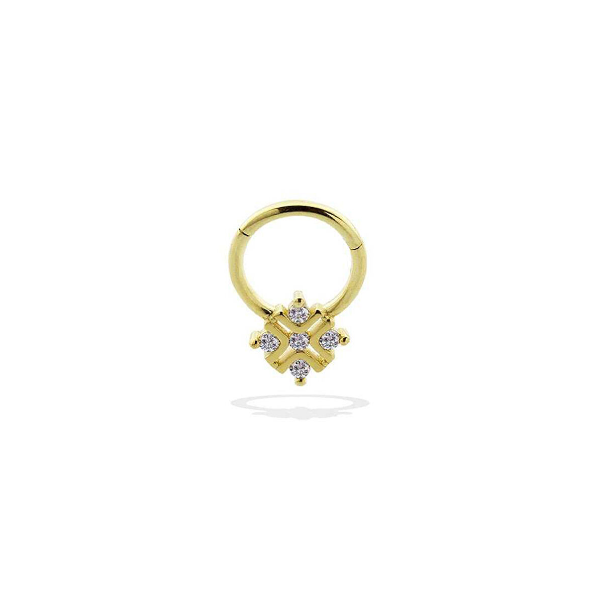 Taşlı X Helix Piercing