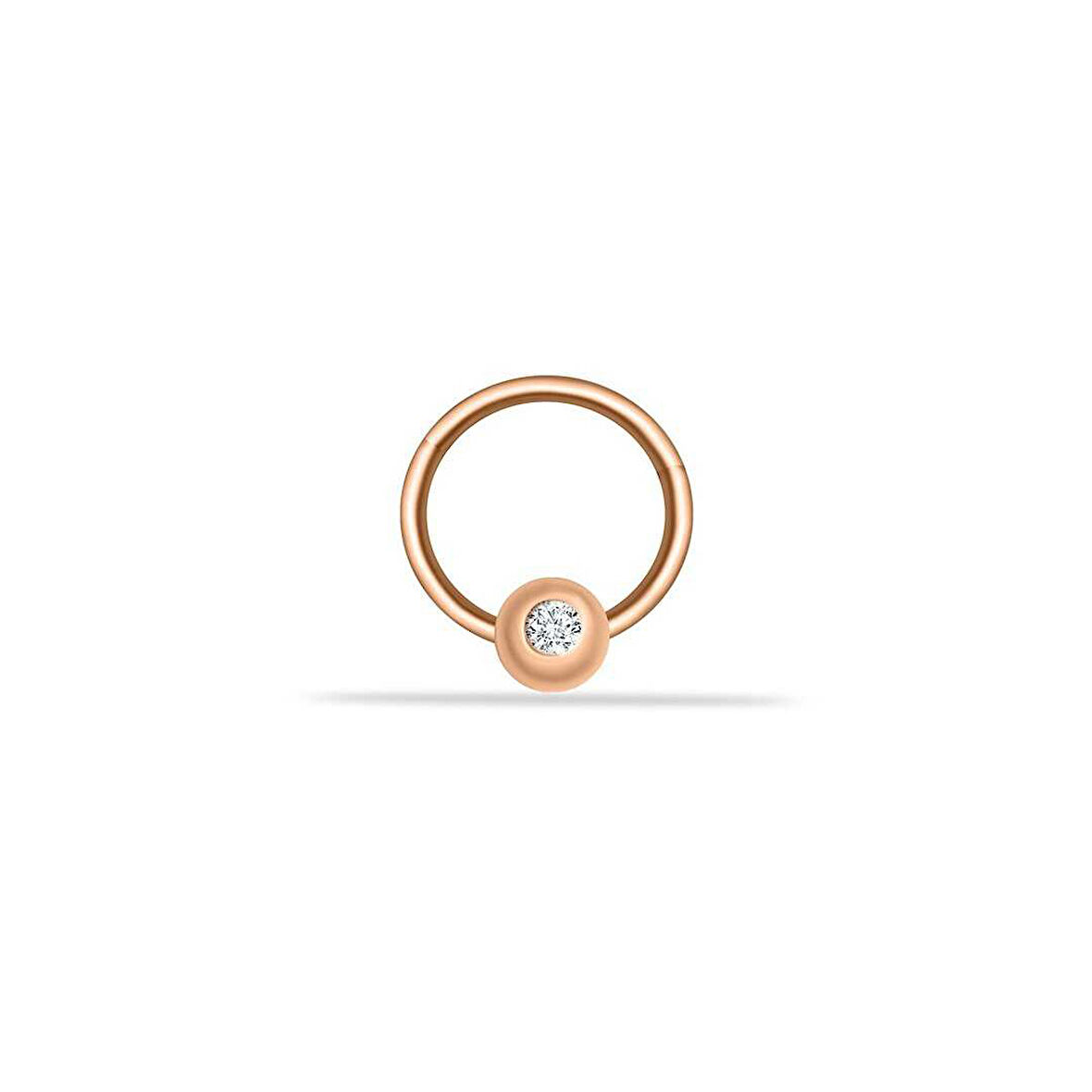 Tektaş Daire Motifli Helix Piercing