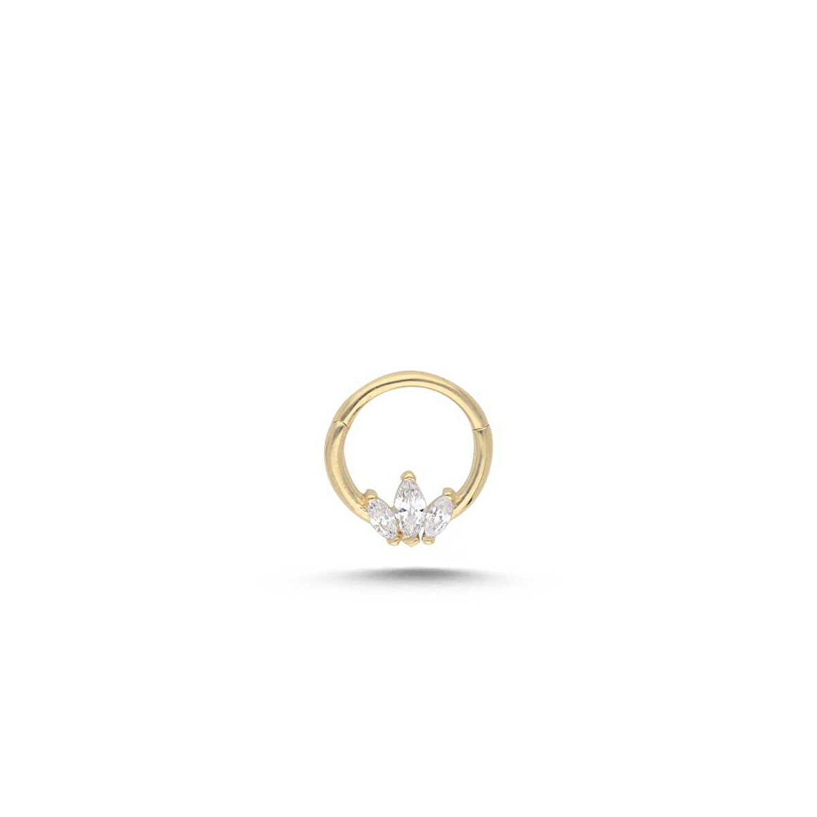 Markiz Lotus Çiçeği Helix Piercing