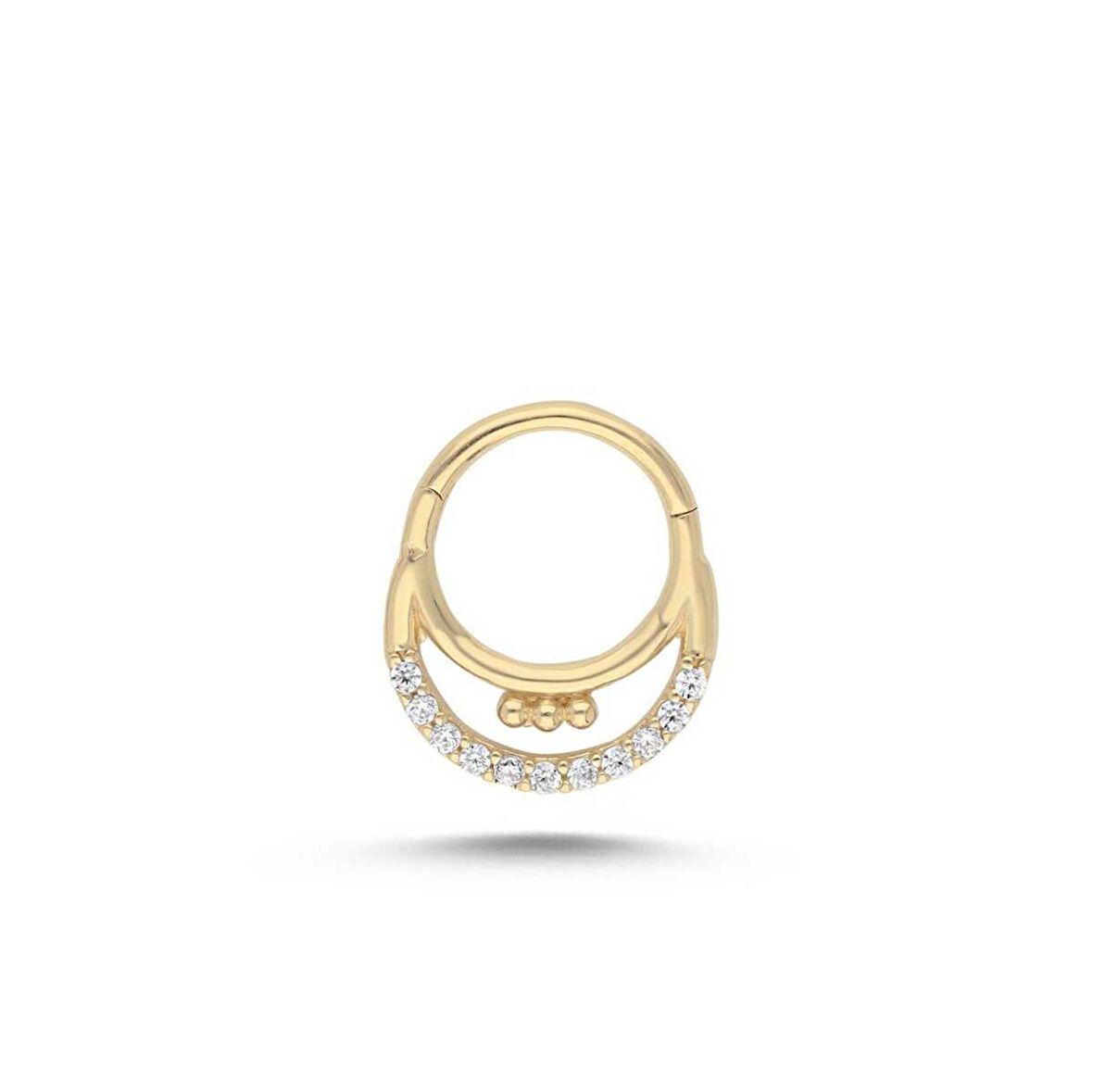 Tripoint Row Helix Piercing