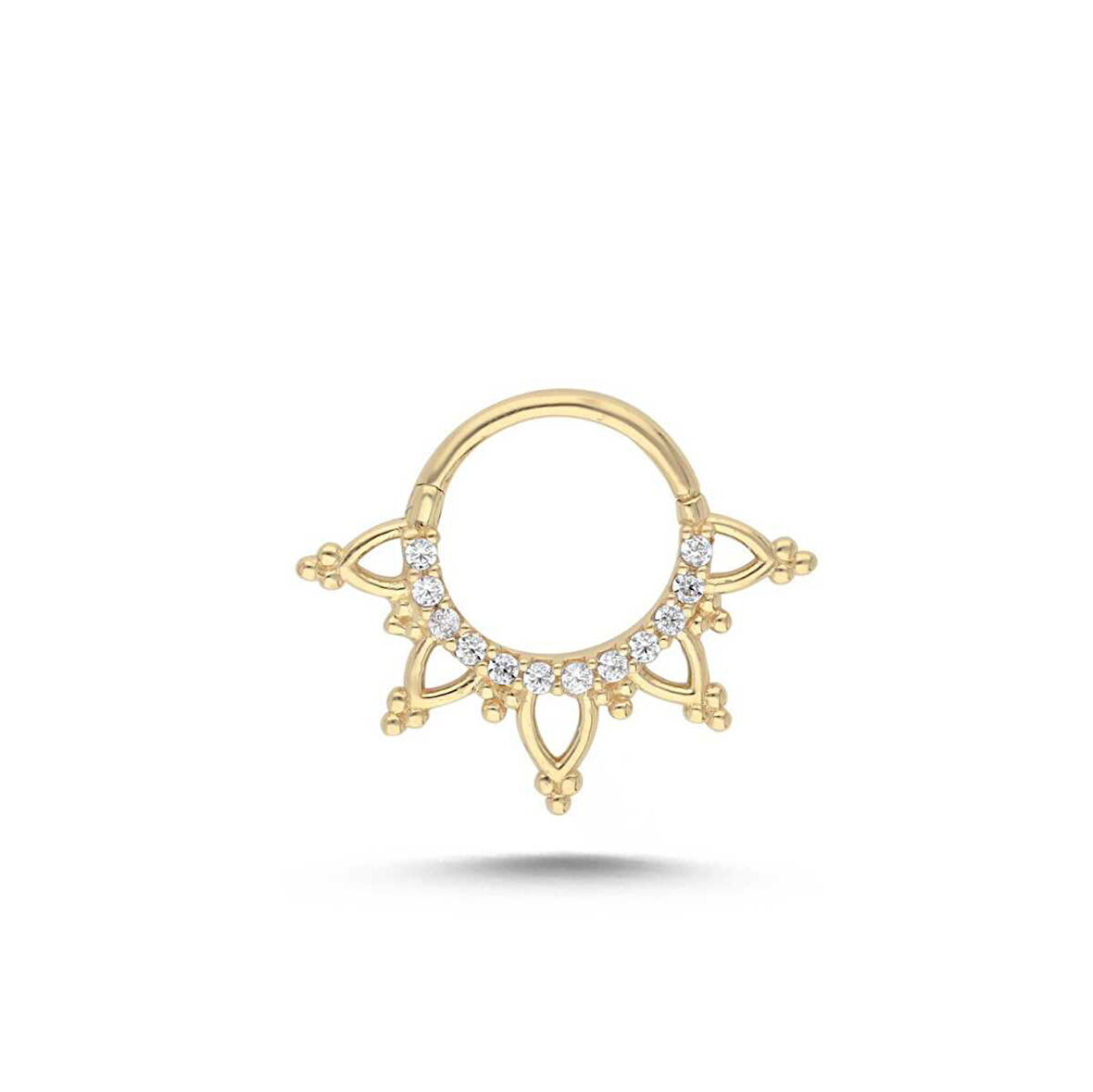 Yarımtur Taç Helix Piercing