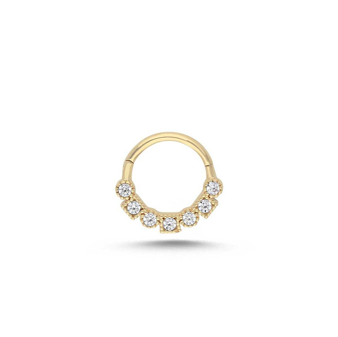Yuvarlak Kare Sıralı Helix Piercing