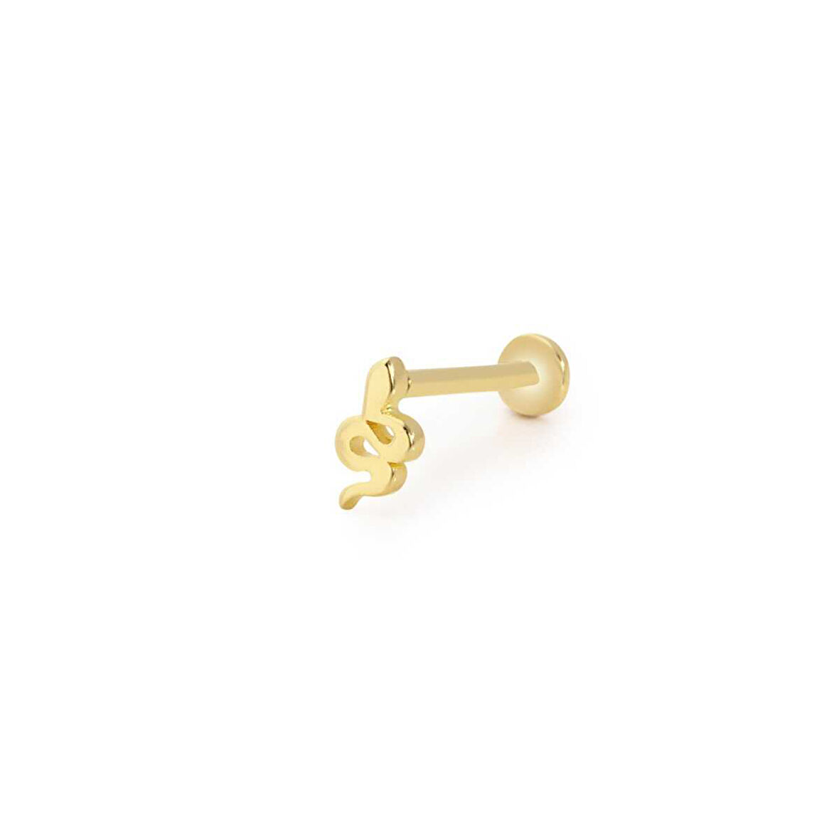 Yılan Desen Küçük Tragus Piercing