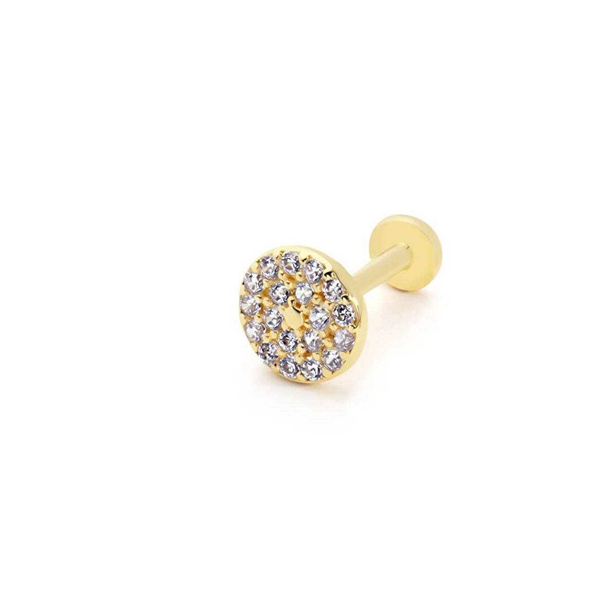 Yuvarlak Taşlı Model Tragus Piercing