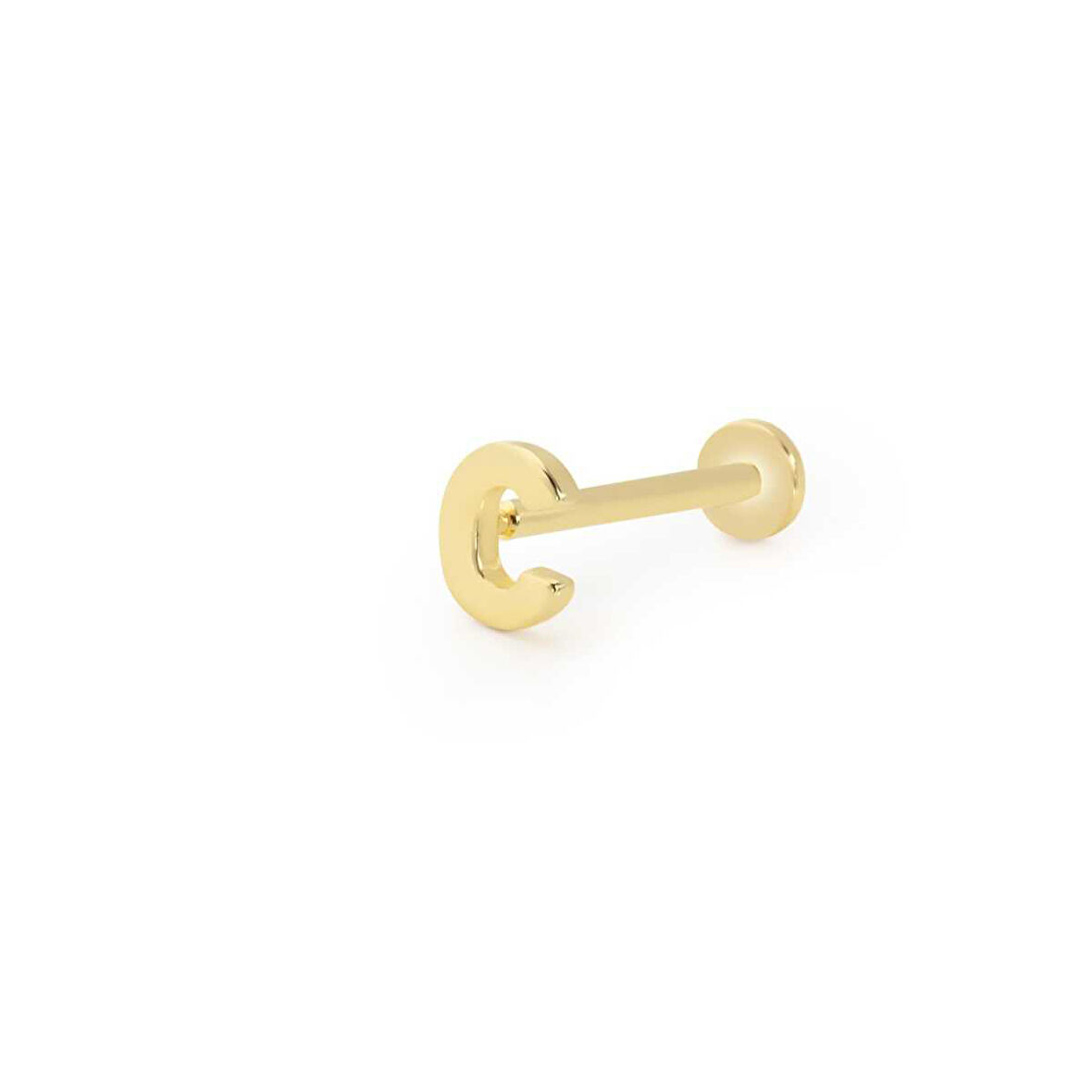C Harfi Tragus Piercing