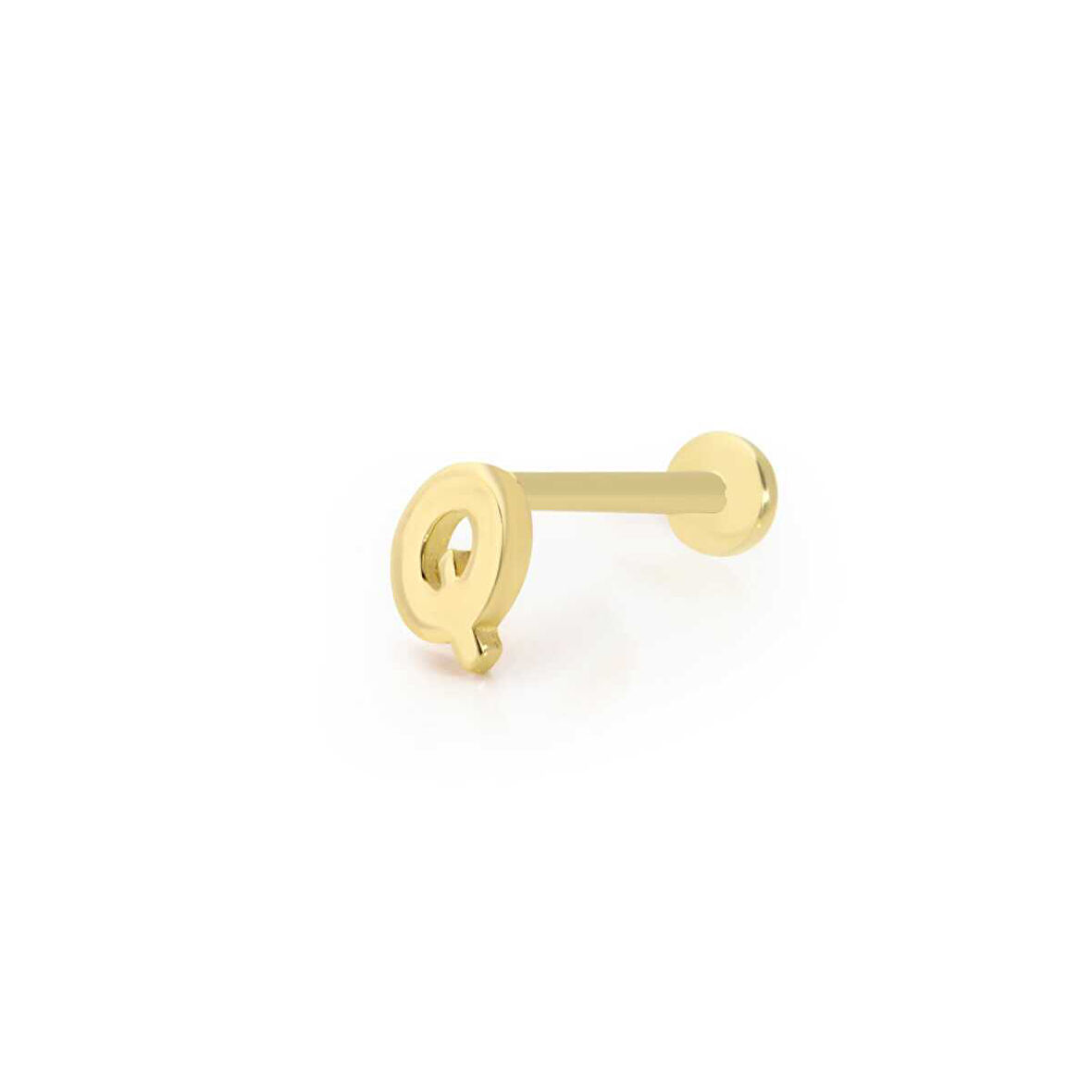 Q Harfi Tragus Piercing