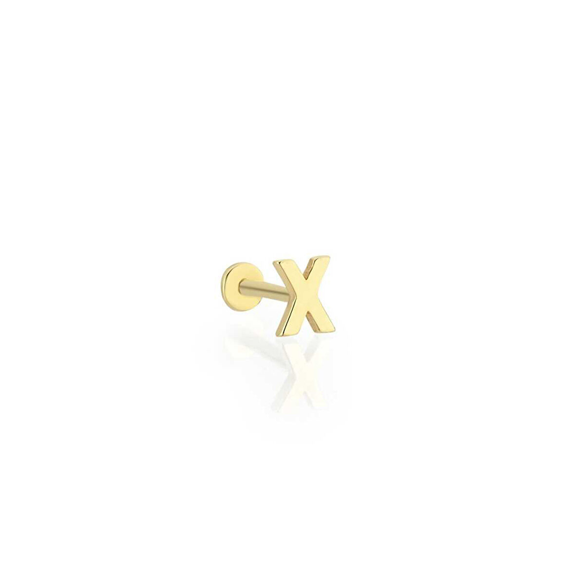X Harfi Tragus Piercing