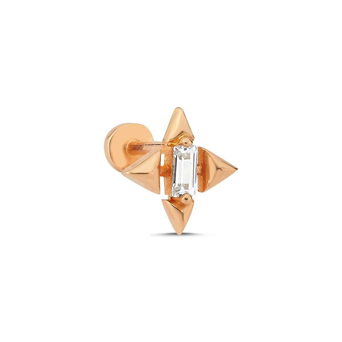 Parlayan Baget Tragus Piercing