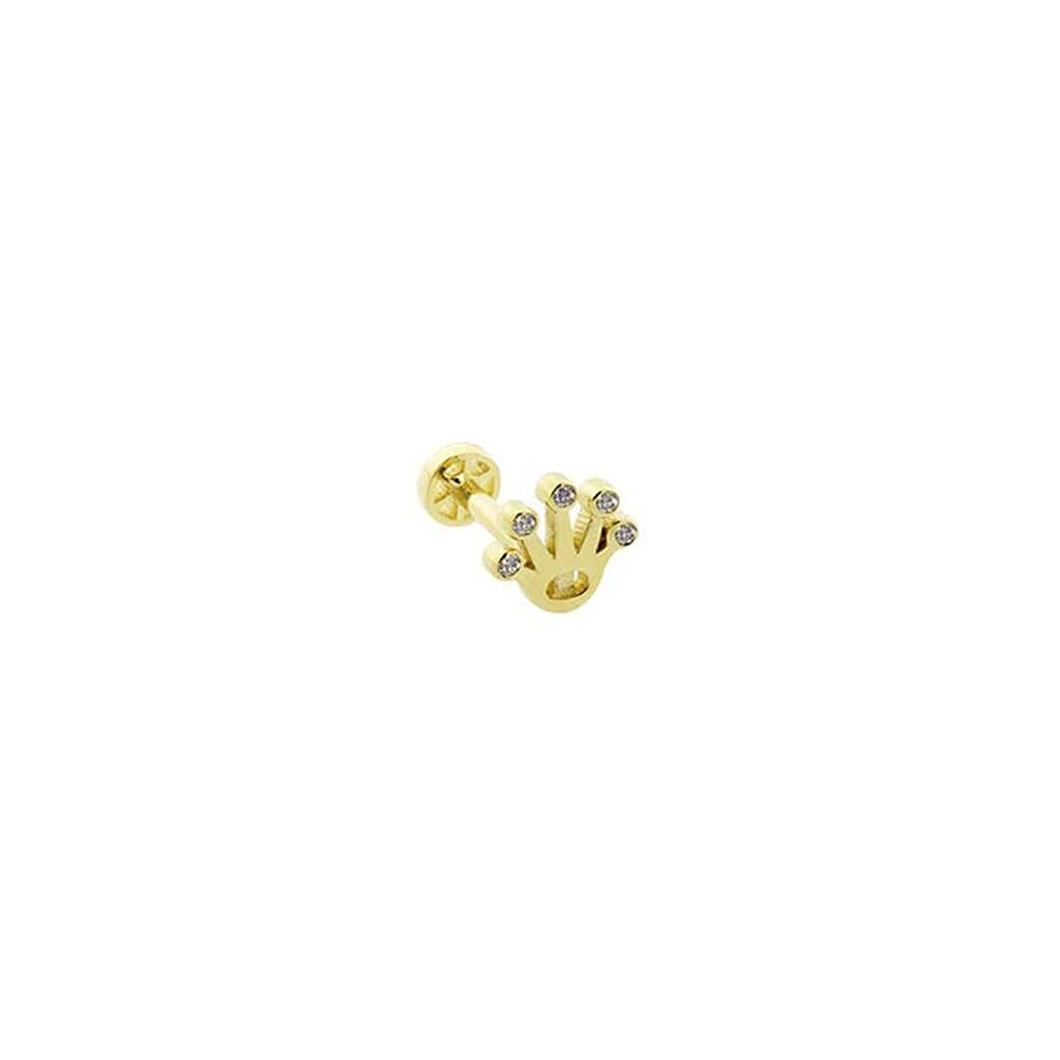 Ucu Taşlı Taç Tragus Piercing