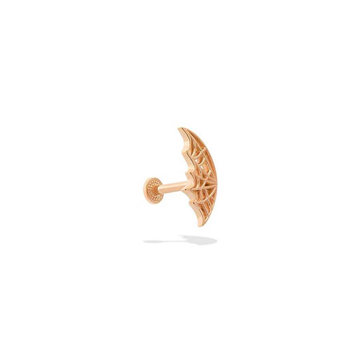 Yarı Örümcek Ağı Tragus Piercing