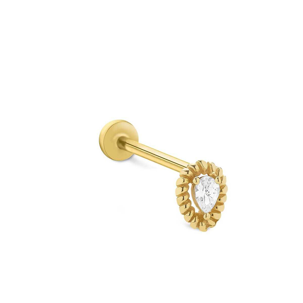 Burgulu Damla Tragus Piercing