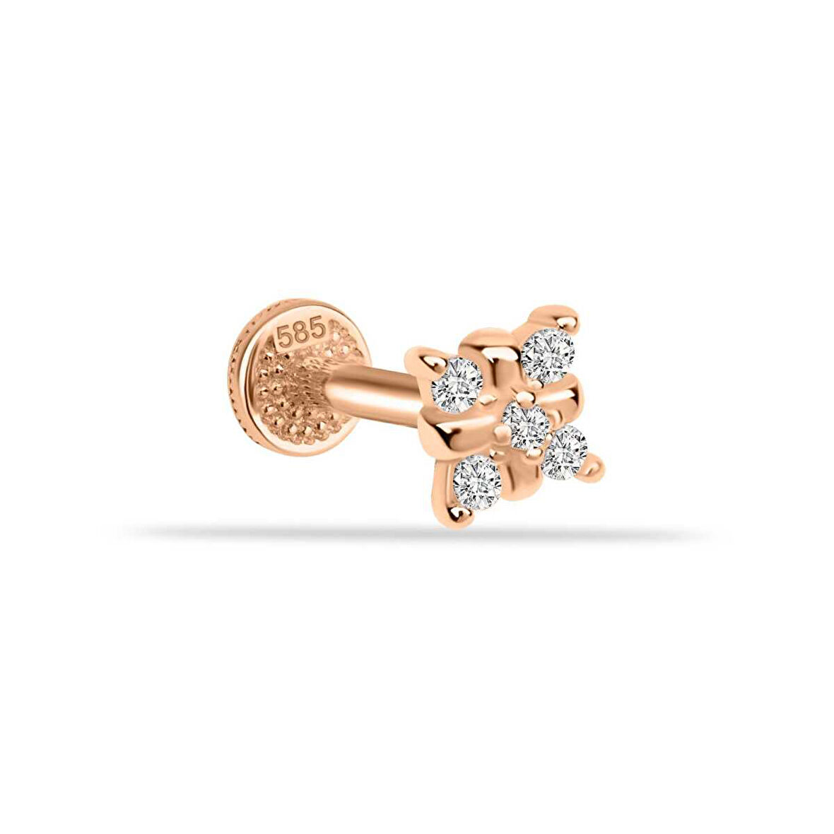 Taşlı Minimal Tragus Piercing