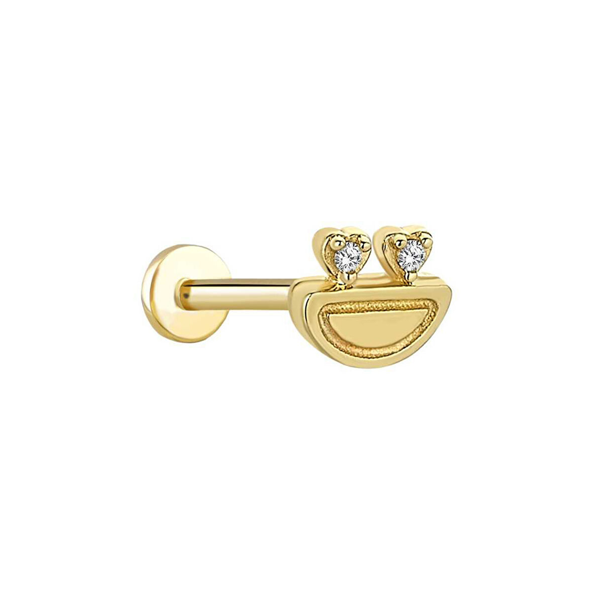 Kalp Kurbağa Tragus Piercing