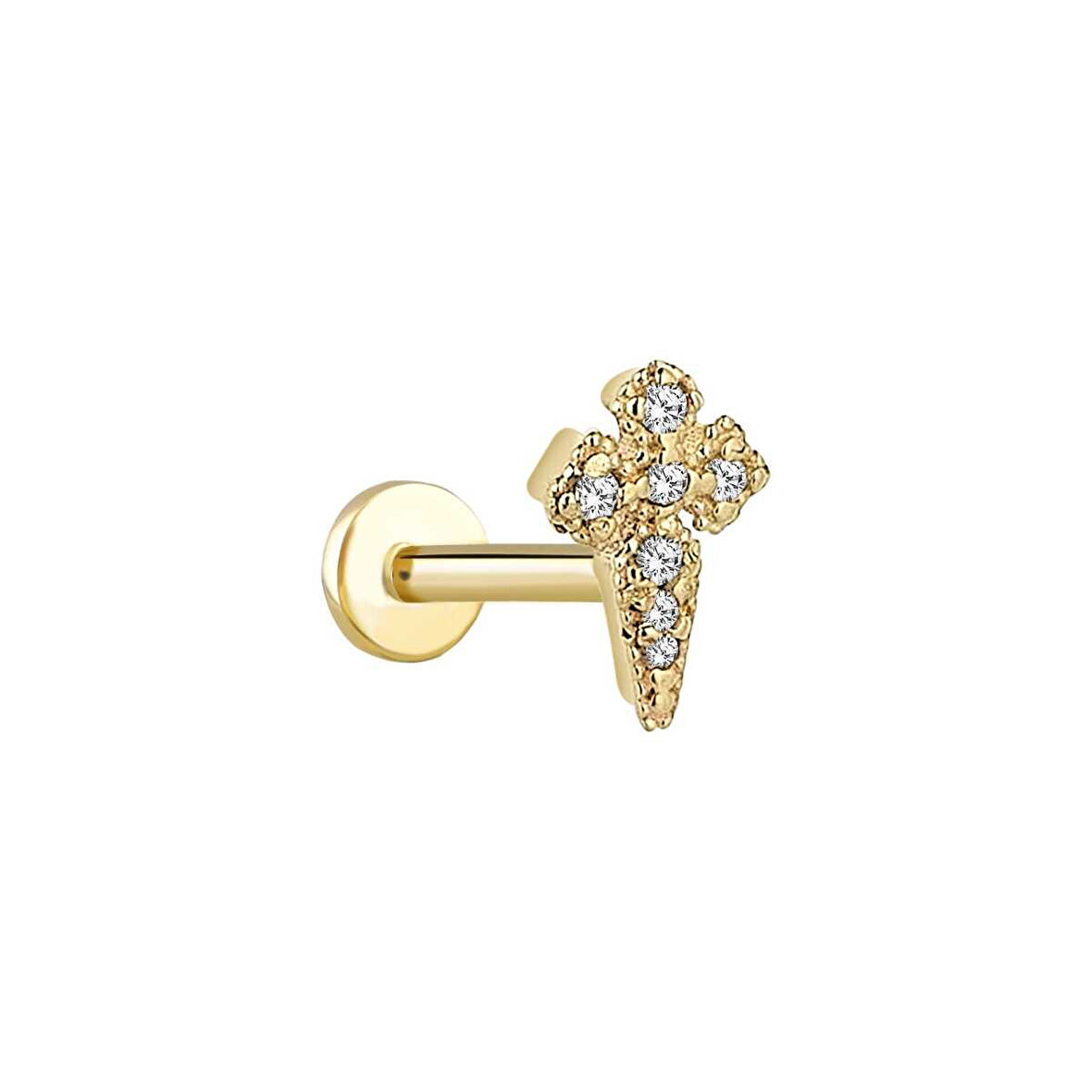 Hançer Taşlı Tragus Piercing