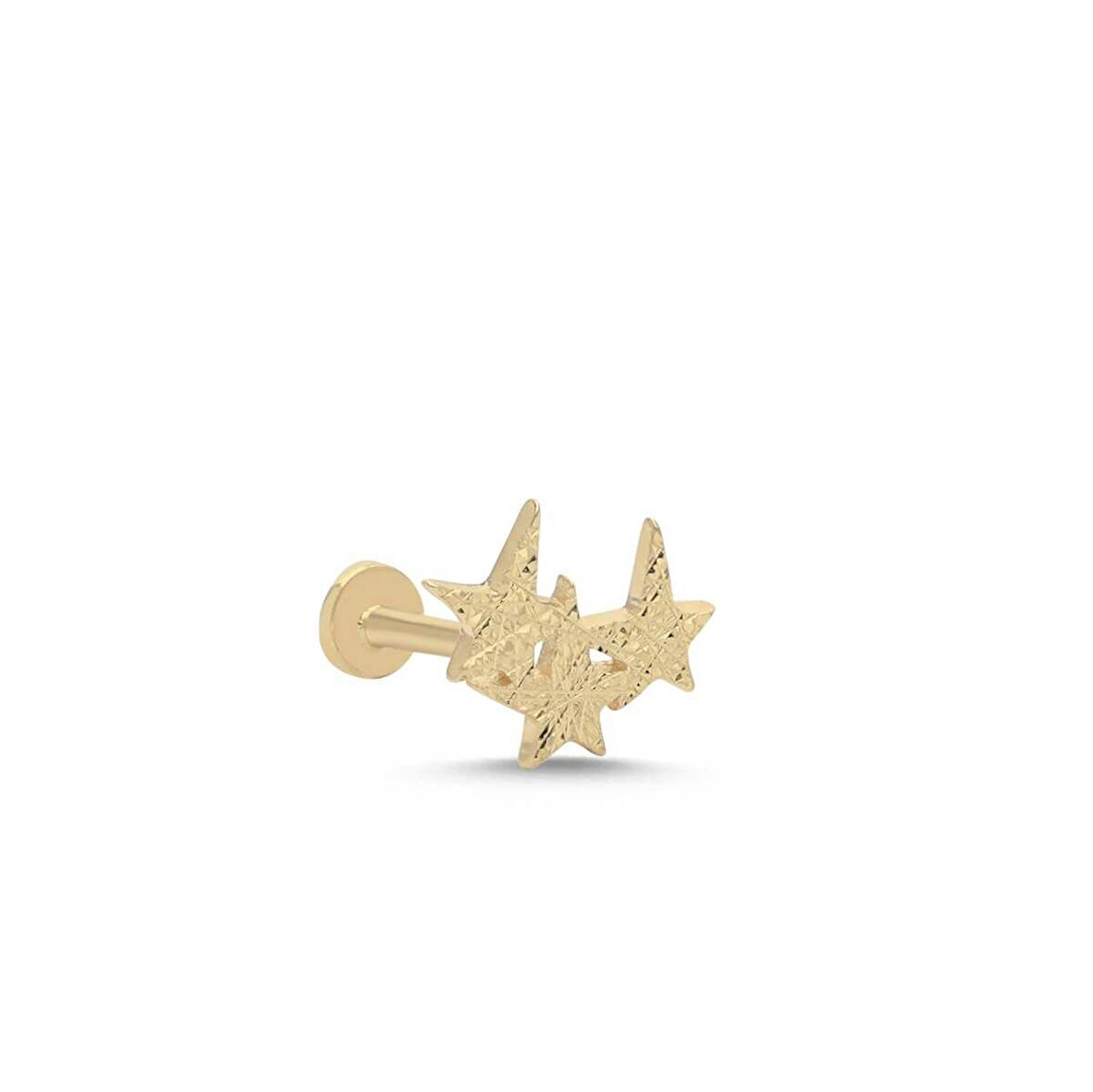 Üç Yıldız Tragus Piercing