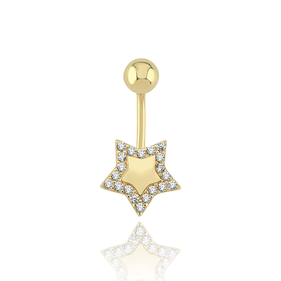 Stone Yıldız Göbek Piercing
