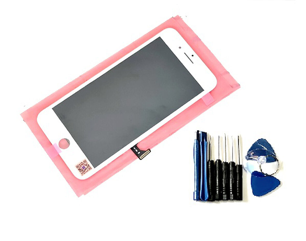 Tkgz İPhone 7 PLUS Lcd Ekran dokunmatik (LW Marka Tamir SETİ) BEYAZ