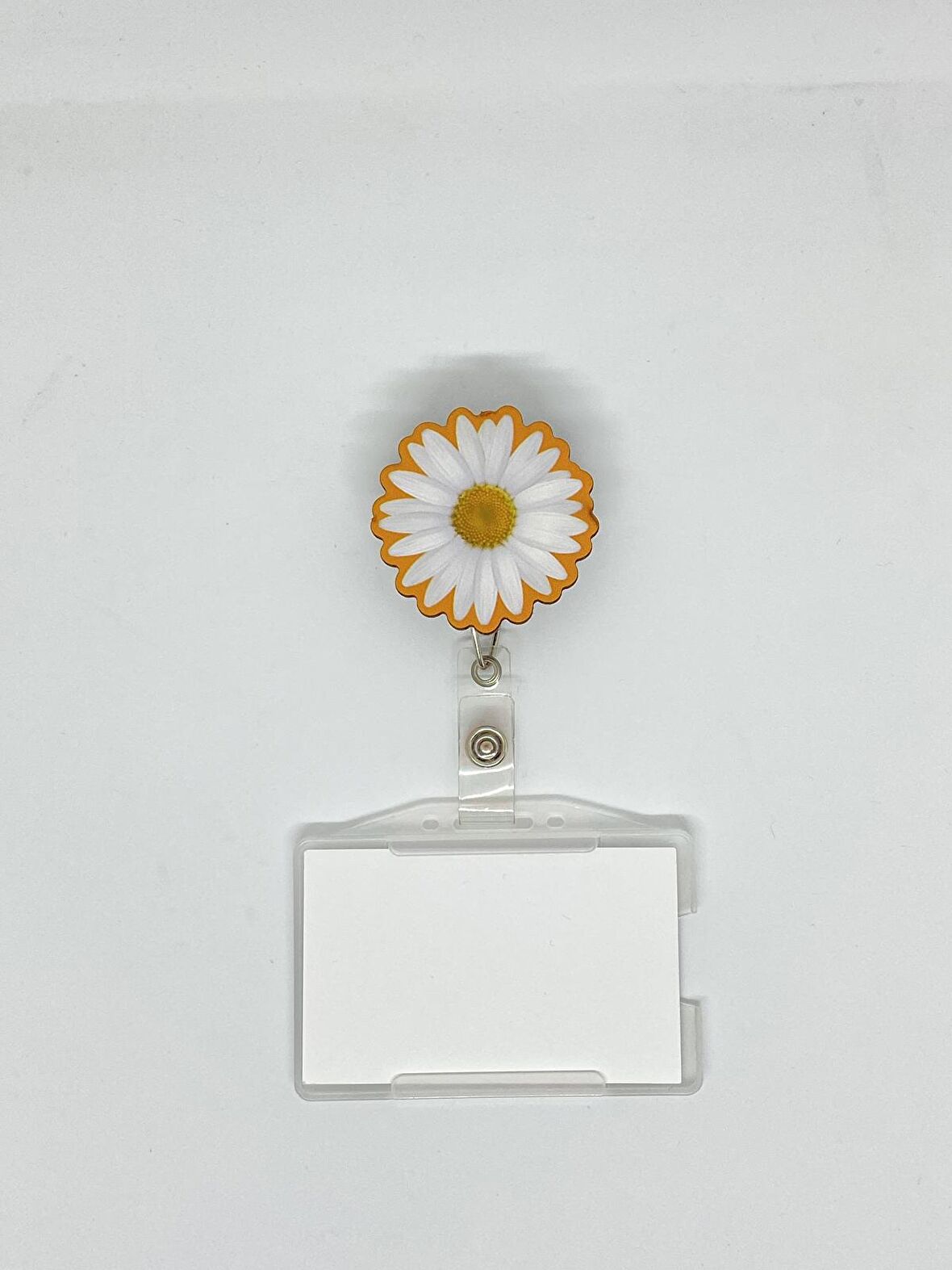 Papatya Temalı Yoyo Kartlık