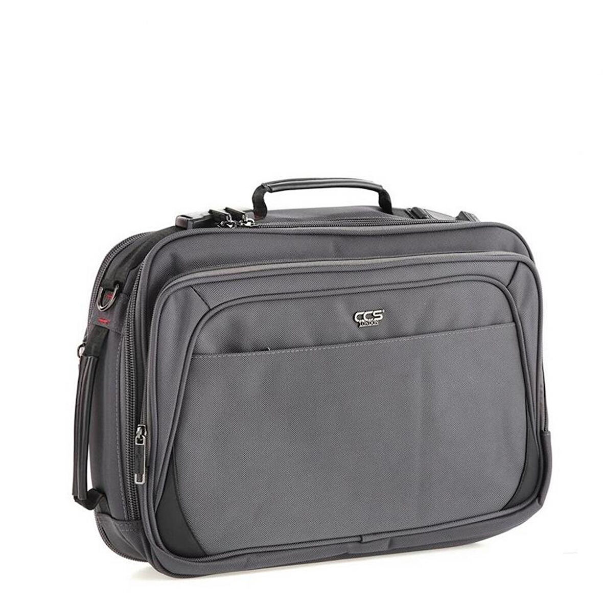 Ççs 51269 Şifreli Usb Laptop ve Evrak Sırt ve Omuz Çantası Gri