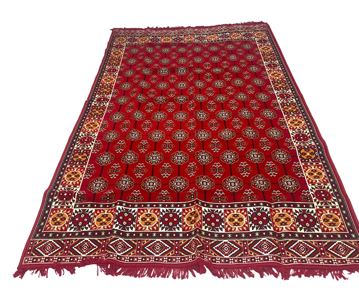 Etnik Motifli Otantik Dekoratif Kilim Desenli Halı (200cmx300cm) M2