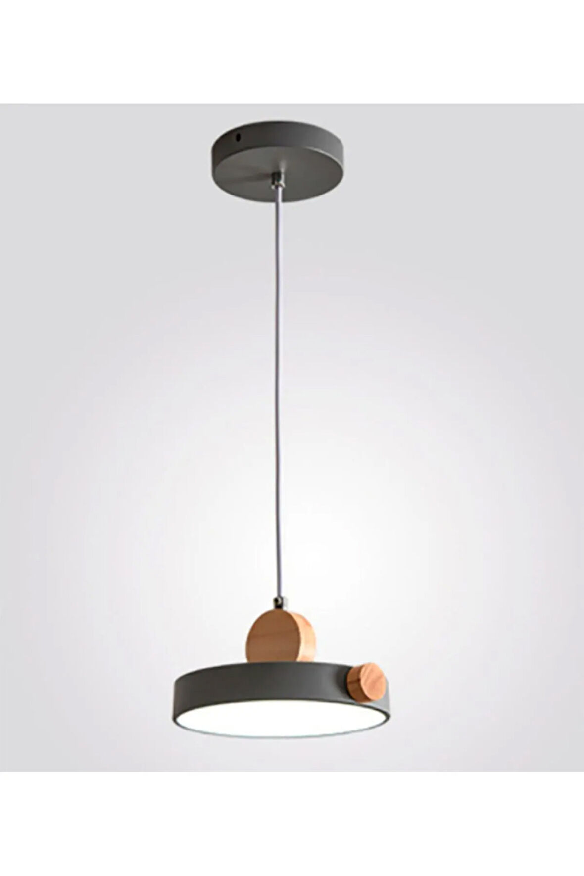 Tekli Modern Avize -Gri