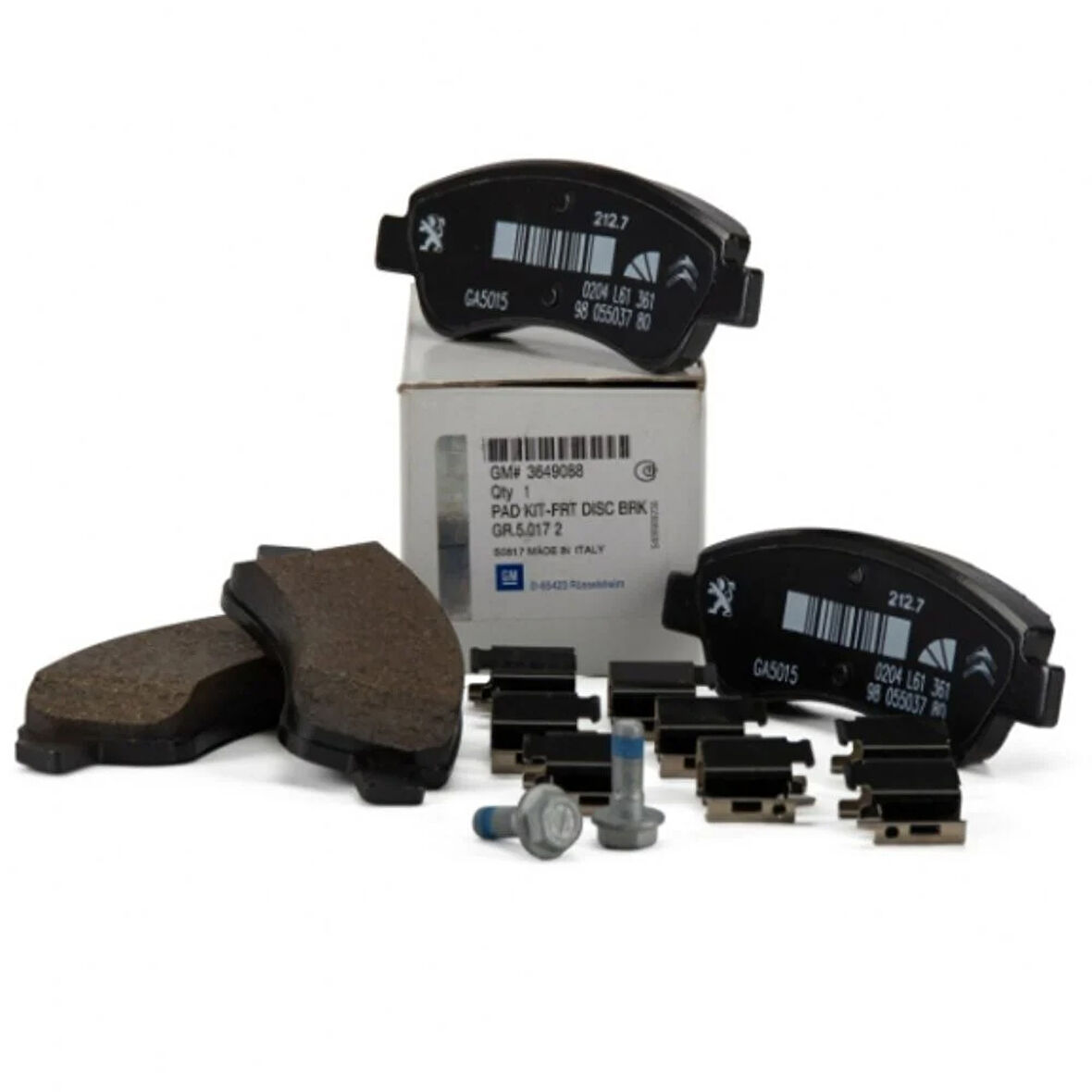 AYD 60136A-FREN BALATASI ÖN (14 inç)-36 49 088-CORSA F-CROSSLANDX B12XE-D15DTH-B16DTH