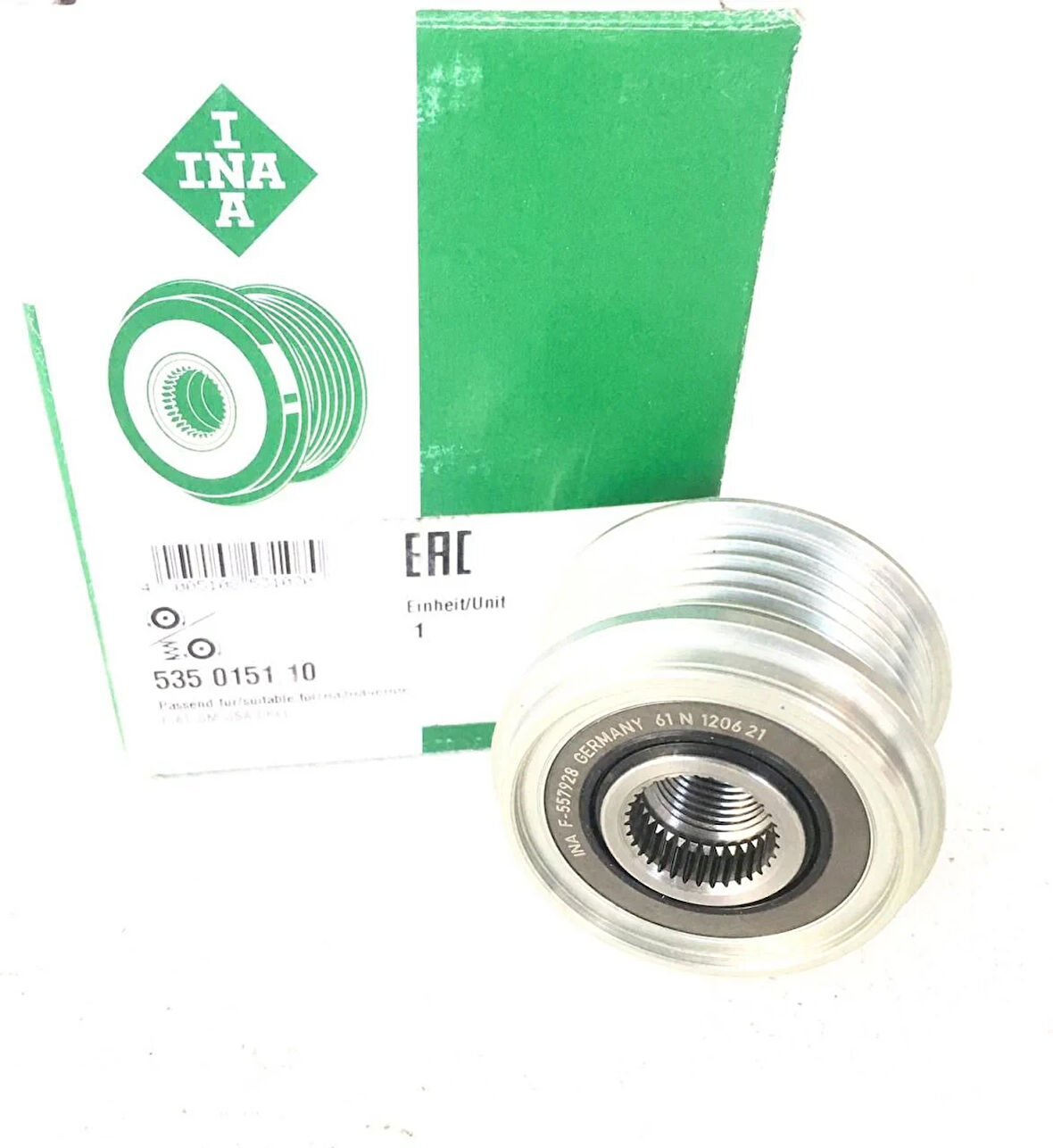 INA 535 0151 10-ŞARJ DİNAMO KASNAĞI-62 04 229-ASTRA H-CORSA C/D 1.3CDTI-1.0-1.2-1.4 Z13DTH-Z12XEP