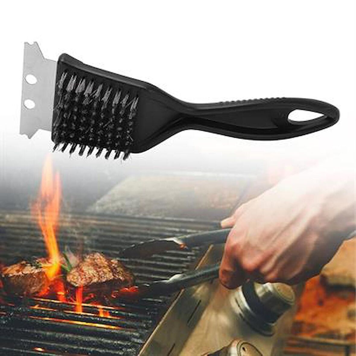 BUFFER® Mangal BBQ Temizlik Fırçası 